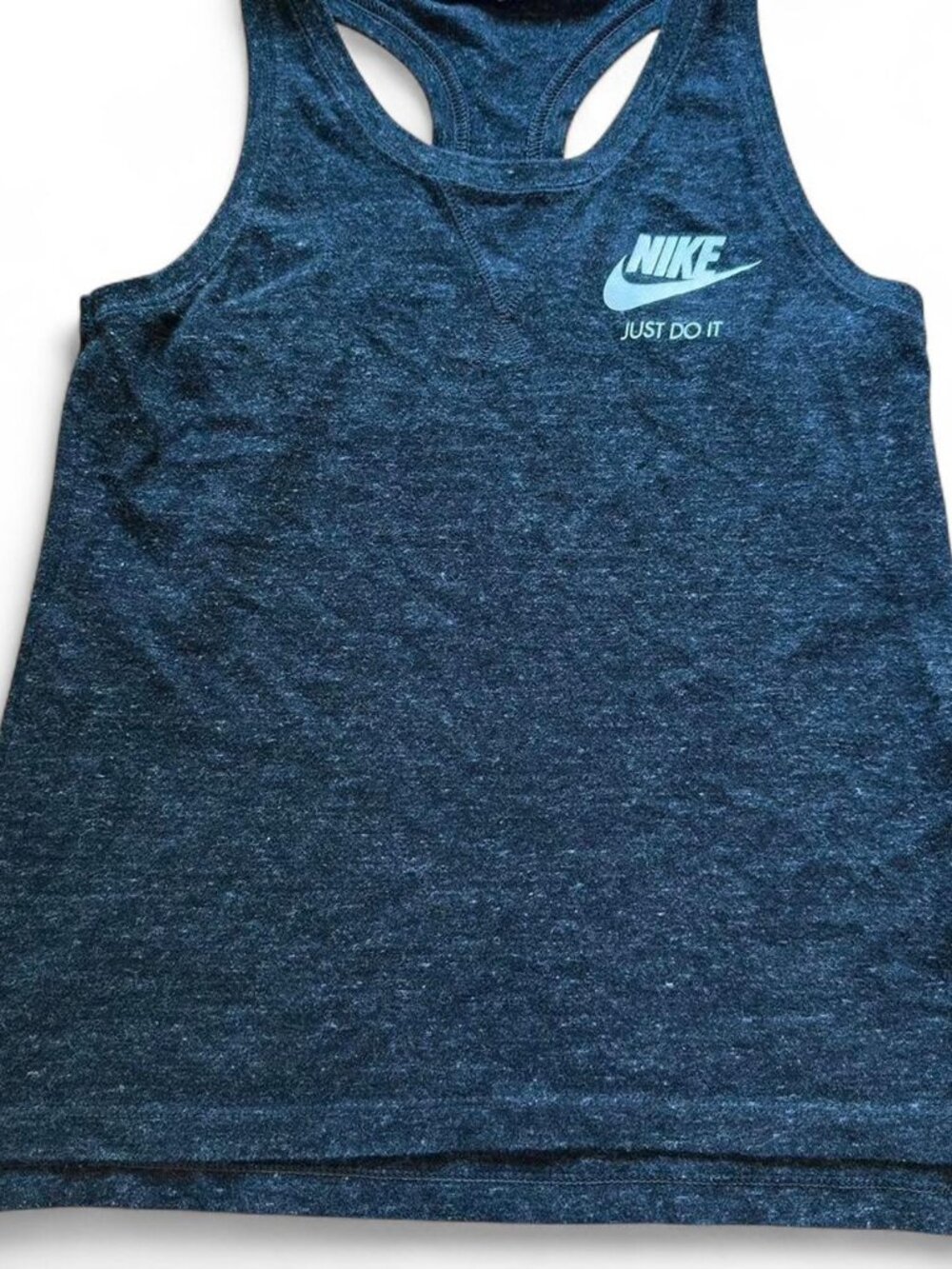 Nike Women's Grey & Black Tank Top
